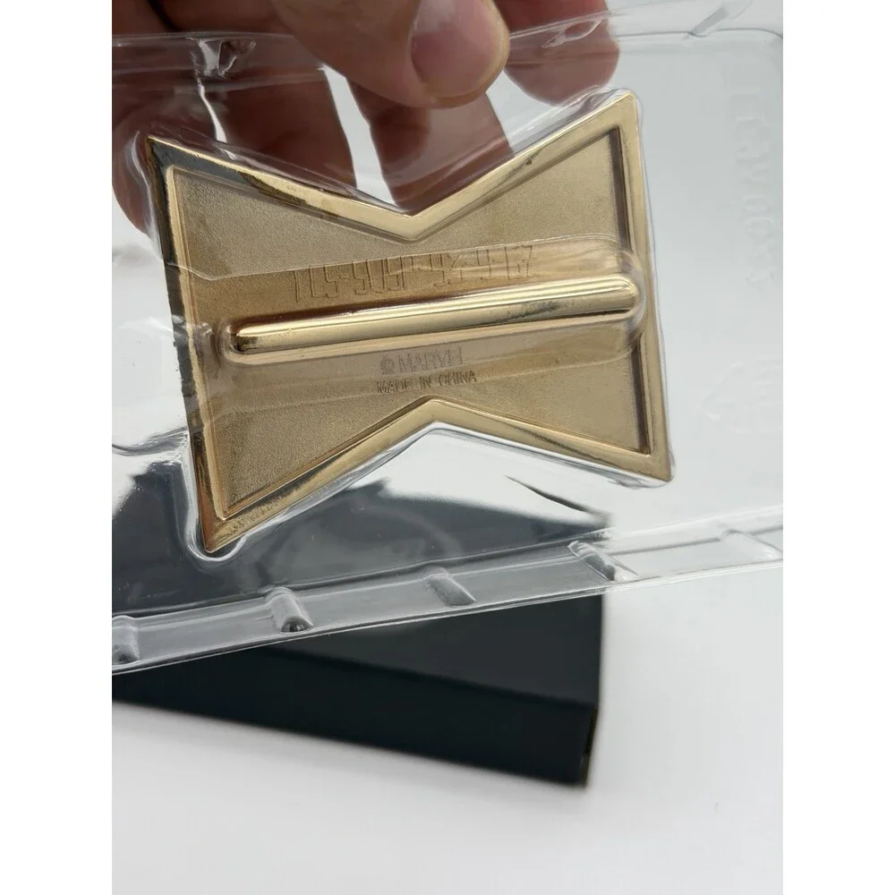 Marvel Avengers Earth Mightiest Collectors Edition Black Widow Belt Buckle Gold